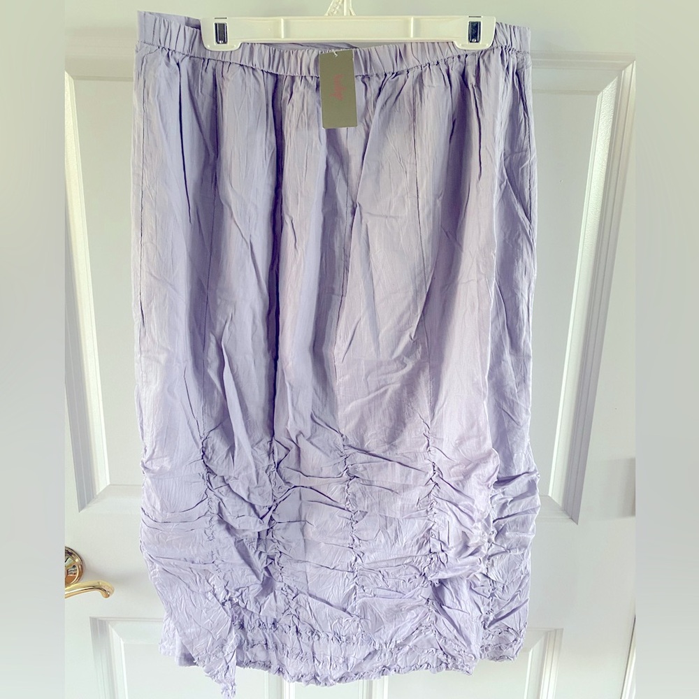 Tulip brand lined skirt in soft lavender NWT
